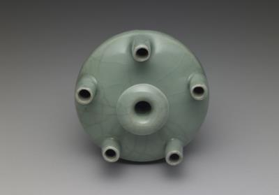 图片[2]-Vase with five tubular protrusions in celadon glaze, Longquan ware, Southern Song dynasty, 13th century-China Archive